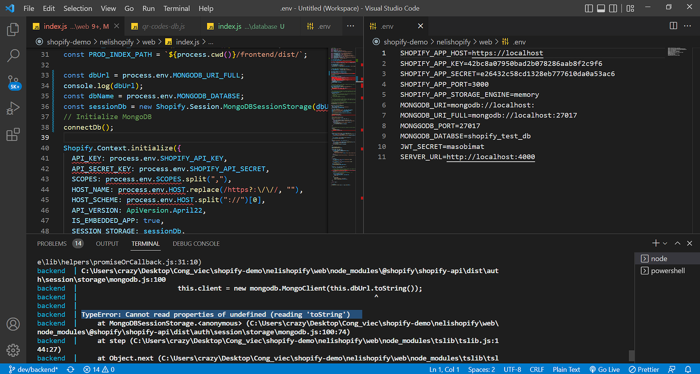 واجهة تطوير متجر إلكتروني باستخدام Lovable و React مع تكامل Shopify API