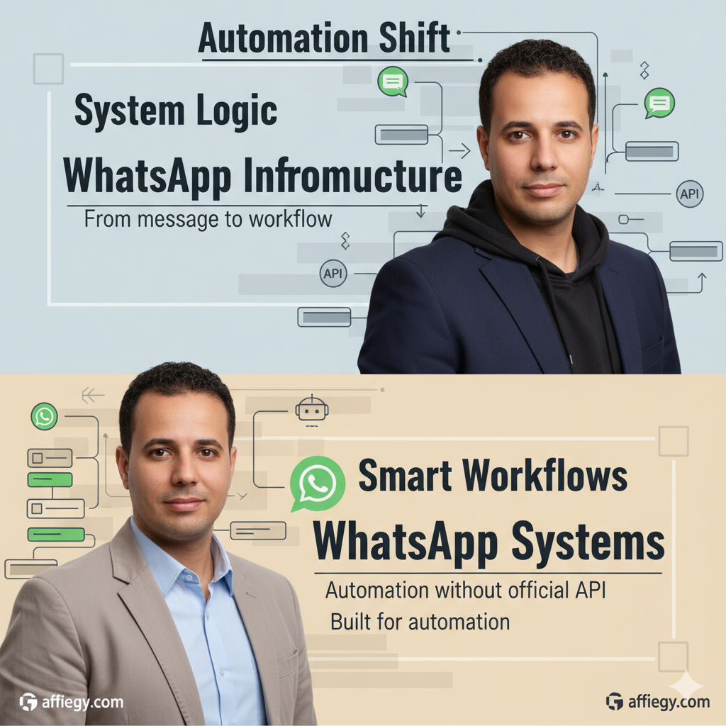 تمثيل بياني لإدارة أنواع الرسائل المختلفة في n8n