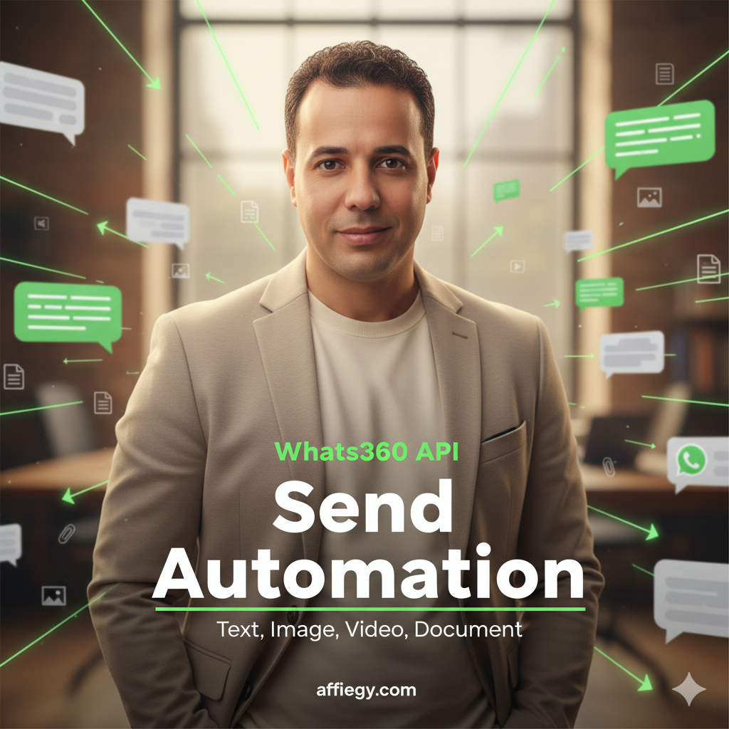 واجهة برمجية توضح استجابات JSON المختلفة وحالات النجاح والفشل في إرسال رسائل الواتساب