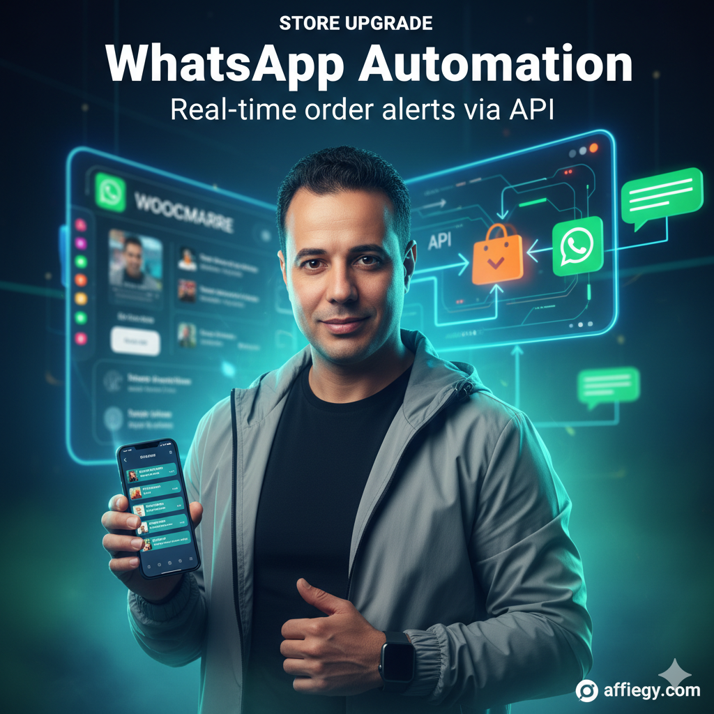 مخطط أتمتة متجر ووكومرس مع واتساب API لزيادة المبيعات وتحسين تجربة العميل 2026