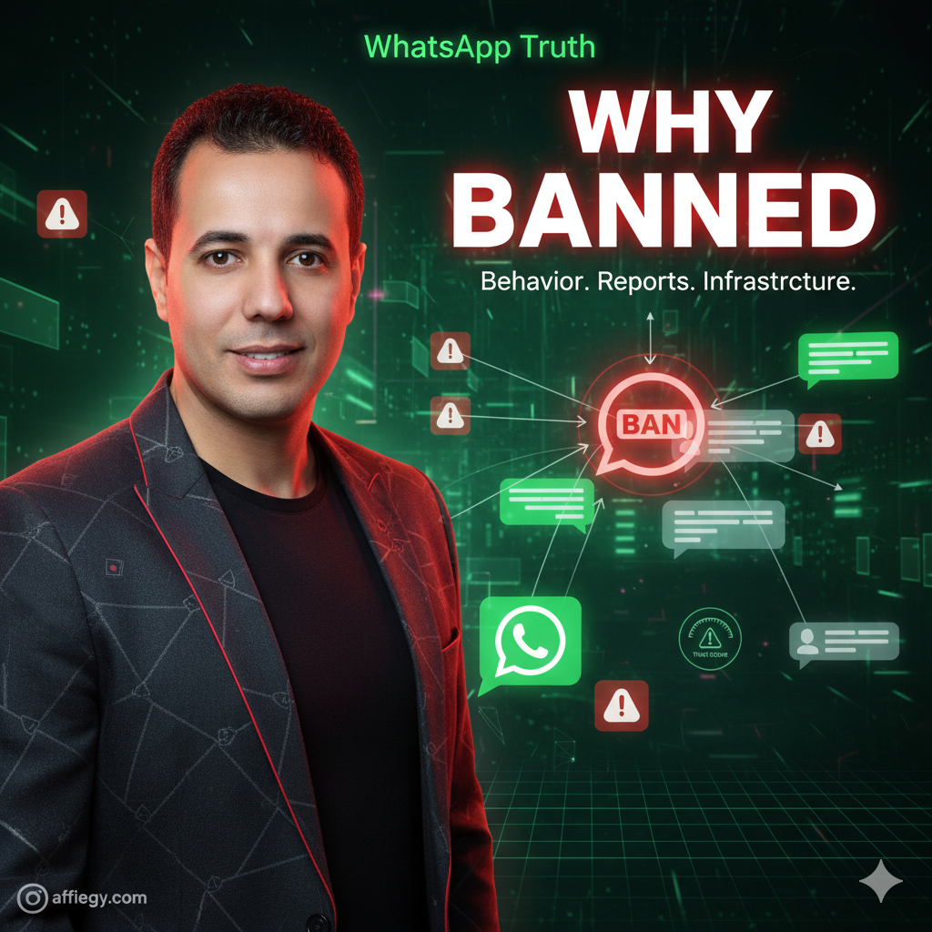 تحليل سلوك أرقام الواتساب ومنع الحظر باستخدام Trust Score و Behavioral Analysis
