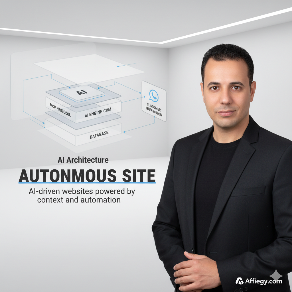 واجهة نظام CRM ذكي يربط بين سلوك الموقع ورسائل واتساب التلقائية