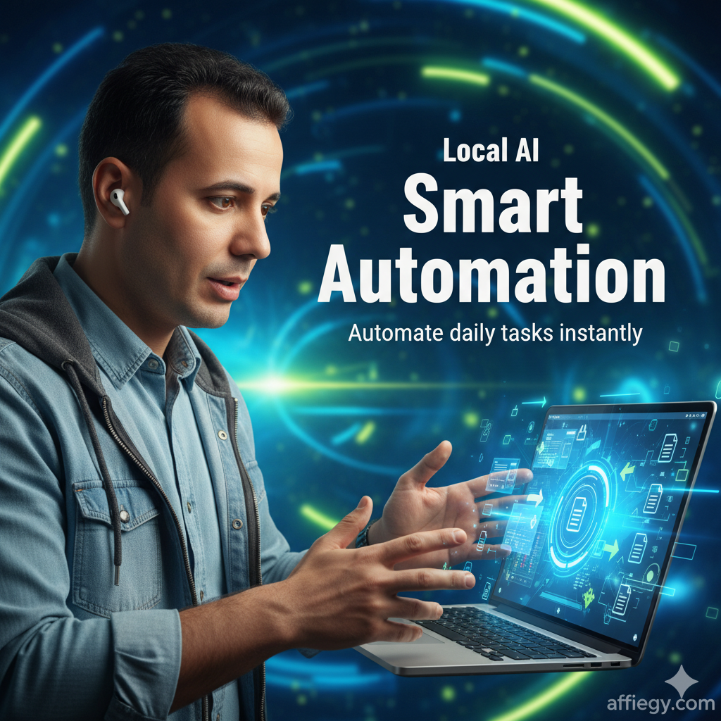 عرض لواجهة تشغيل النماذج اللغوية المحلية Local LLMs وكيفية إدارة استهلاك الموارد لضمان أعلى أداء للأتمتة