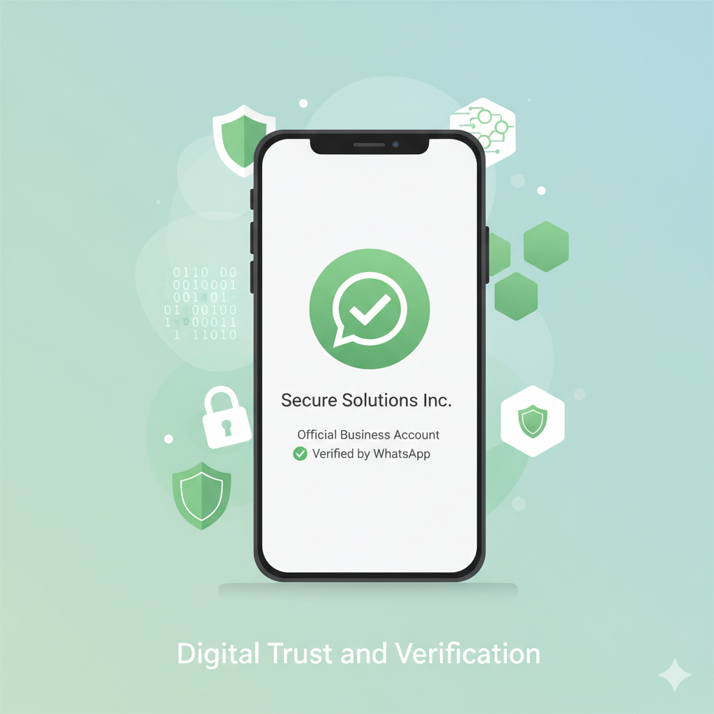 واجهة مستخدم احترافية لحساب بيزنس موثق يعرض منتجاته عبر كتالوج واتساب المدمج