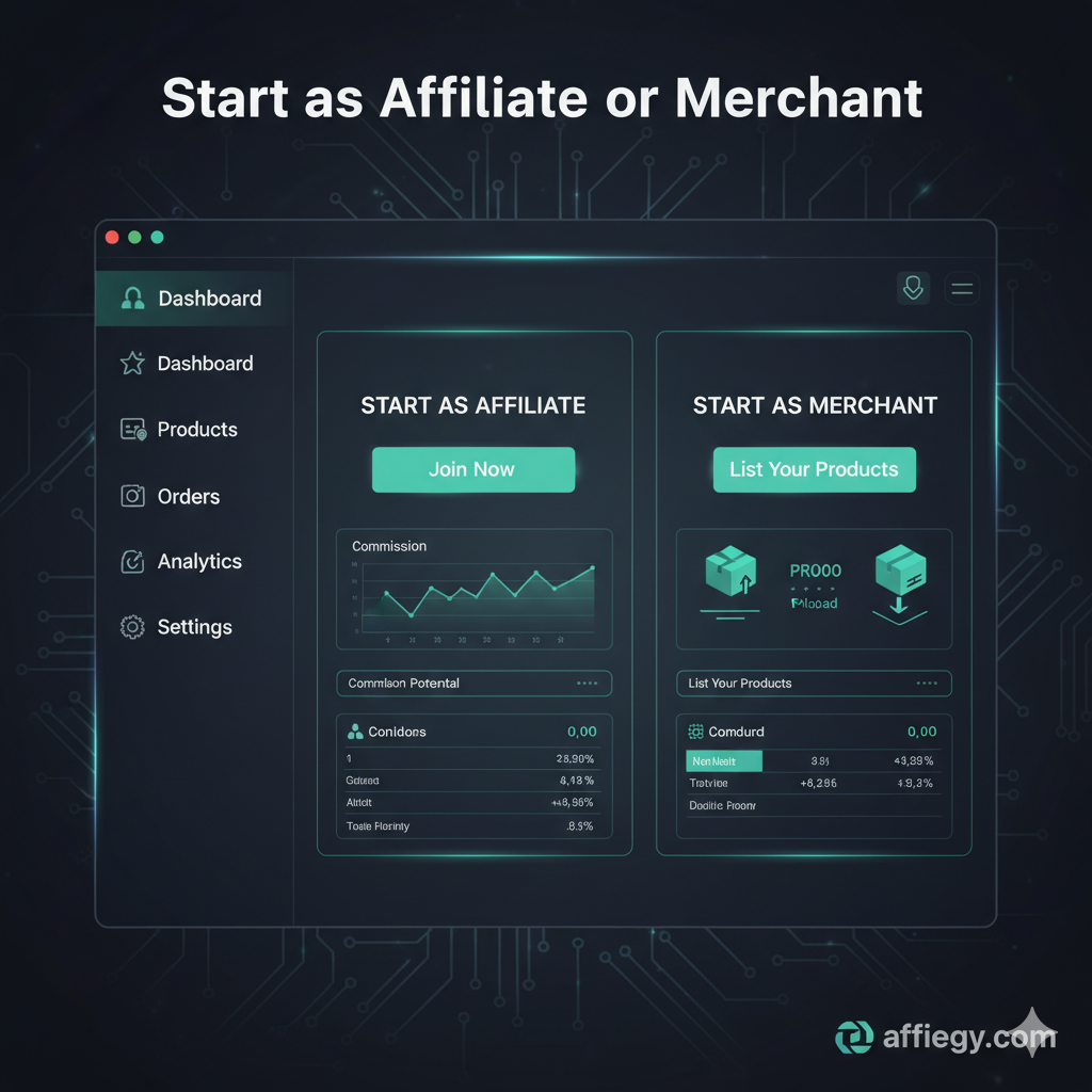 خطوات البدء كتاجر أو مسوق في منصة تجار كوم وشرح لوحة التحكم