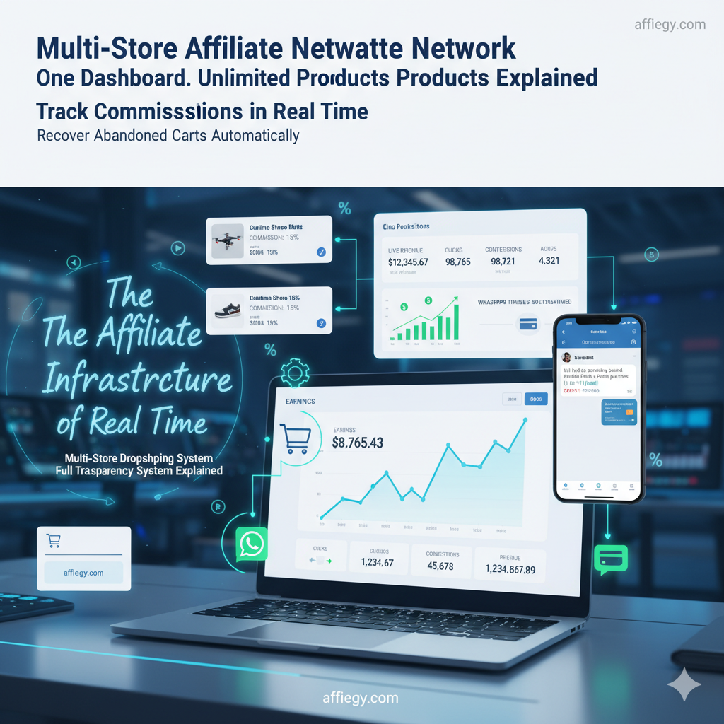 Real-time performance analytics dashboard for affiliate marketing ROI tracking