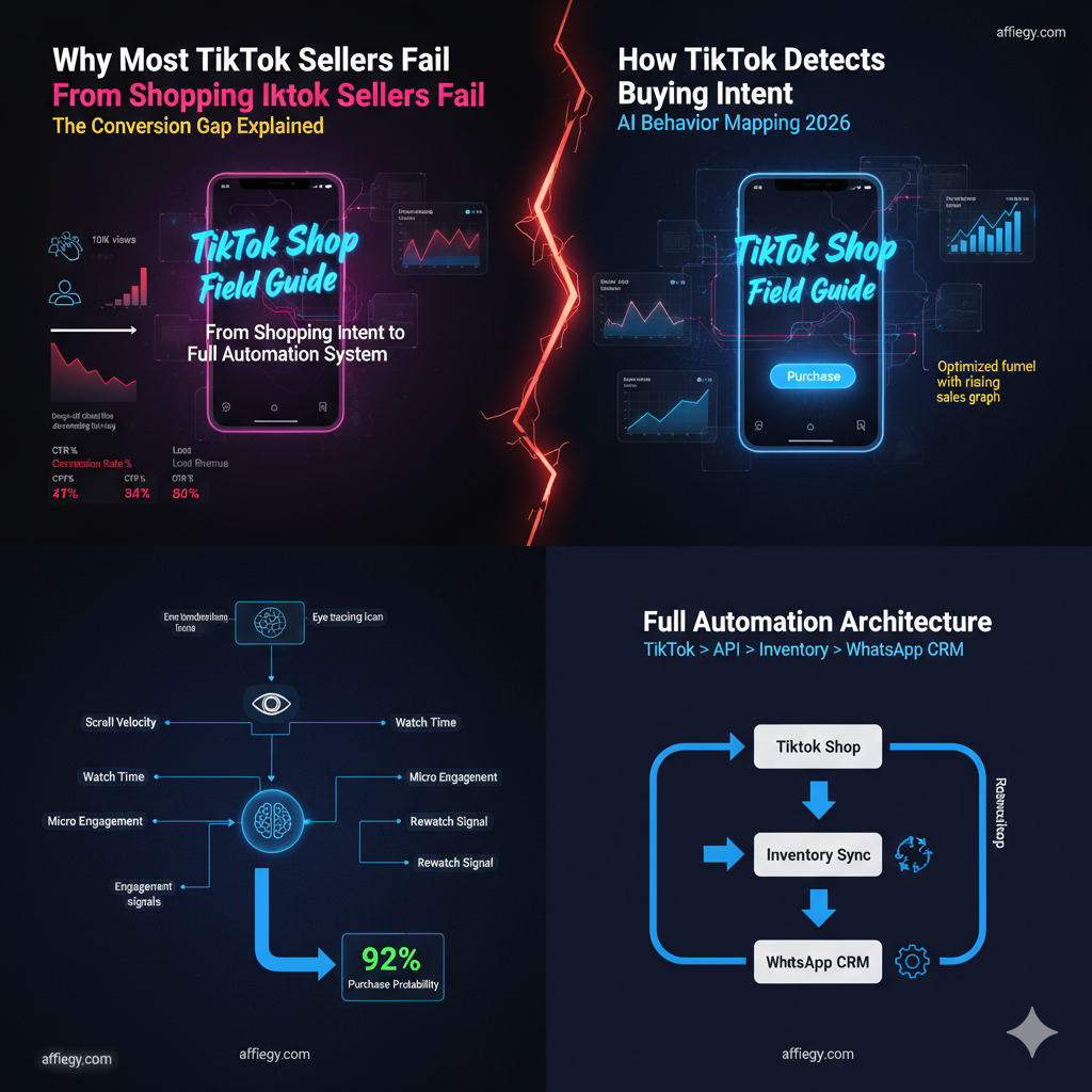 تحليل فجوة الأداء في TikTok Shop واستخدام أدوات الأتمتة لتحسين معدل التحويل