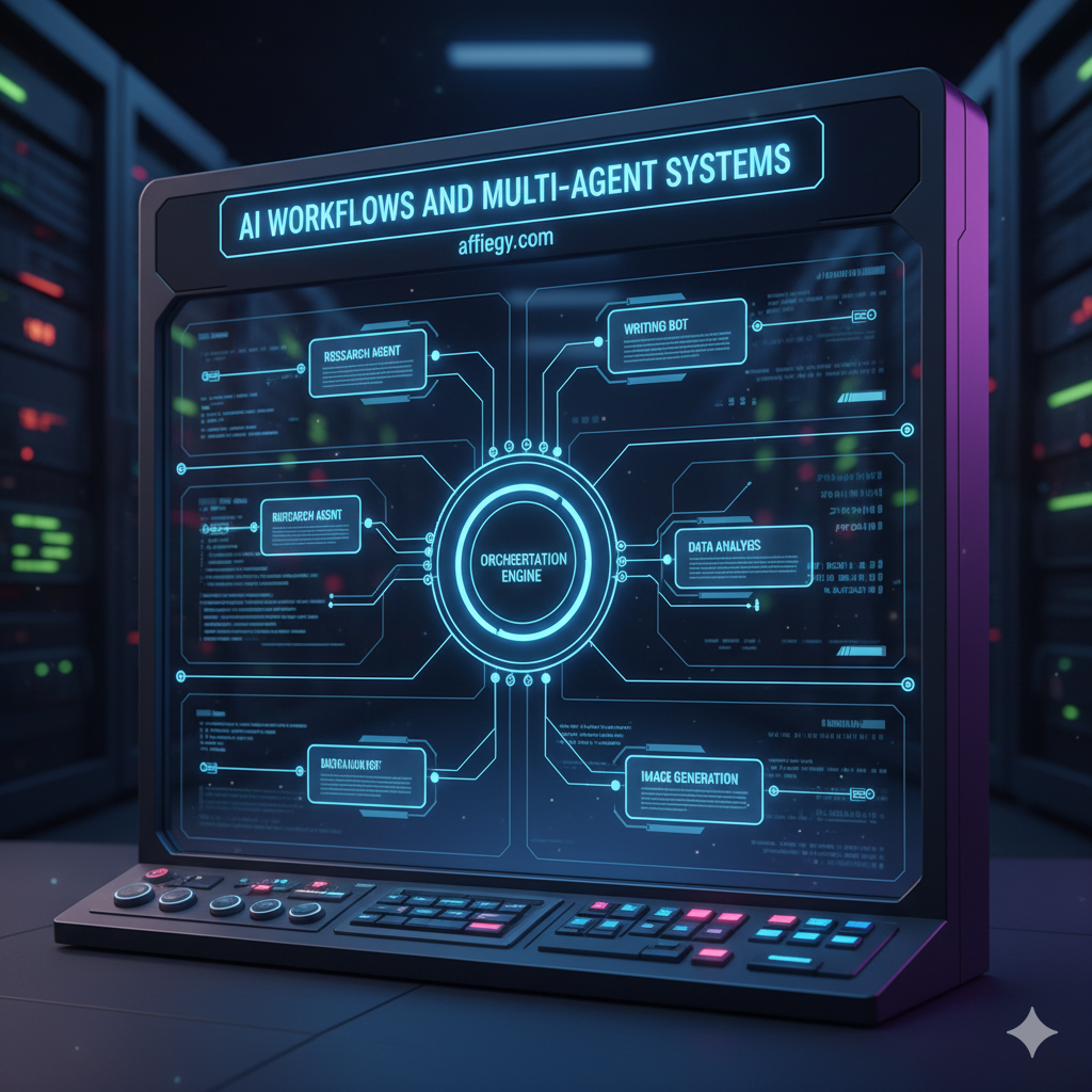 مخطط تفصيلي لتدفق البيانات وتكامل أنظمة الذكاء الاصطناعي مع قواعد البيانات الخارجية عبر الـ Prompt