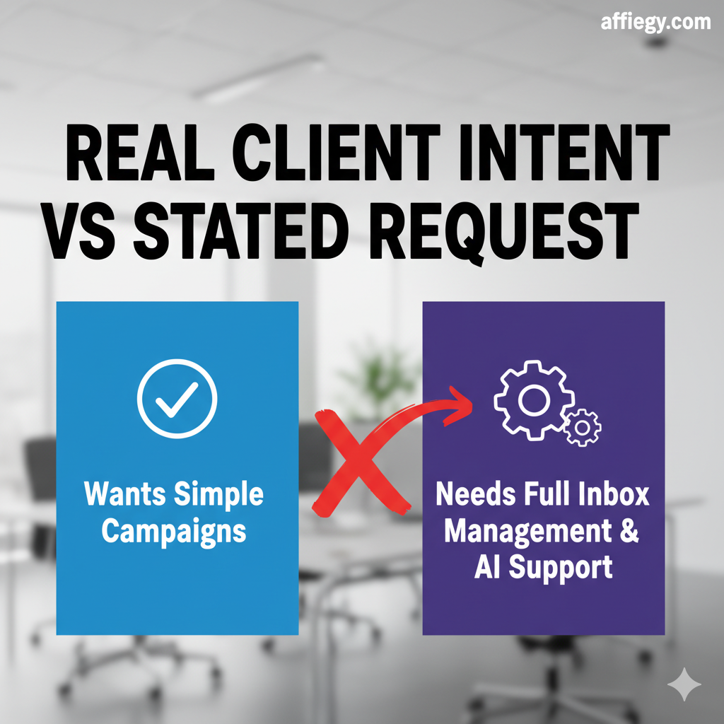 رسم توضيحي لرحلة العميل من الاستفسار البسيط عن السعر إلى الاحتياج لنظام CRM متكامل