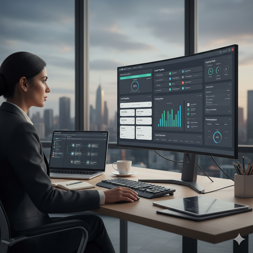 بناء مسار مبيعات مؤتمت بالكامل عبر واتساب يوضح مراحل الفلترة والإغلاق