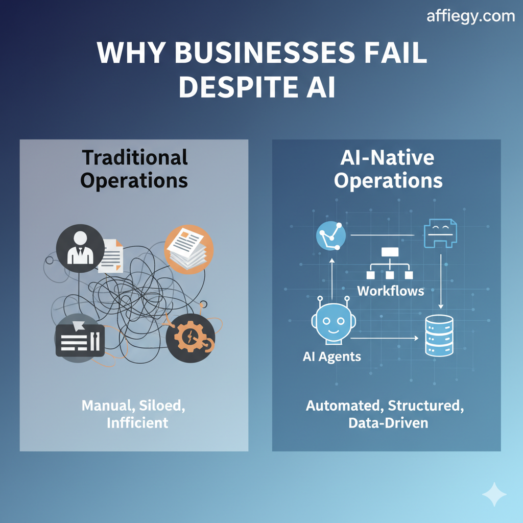 Technical integration architecture for enterprise AI strategy and messaging framework