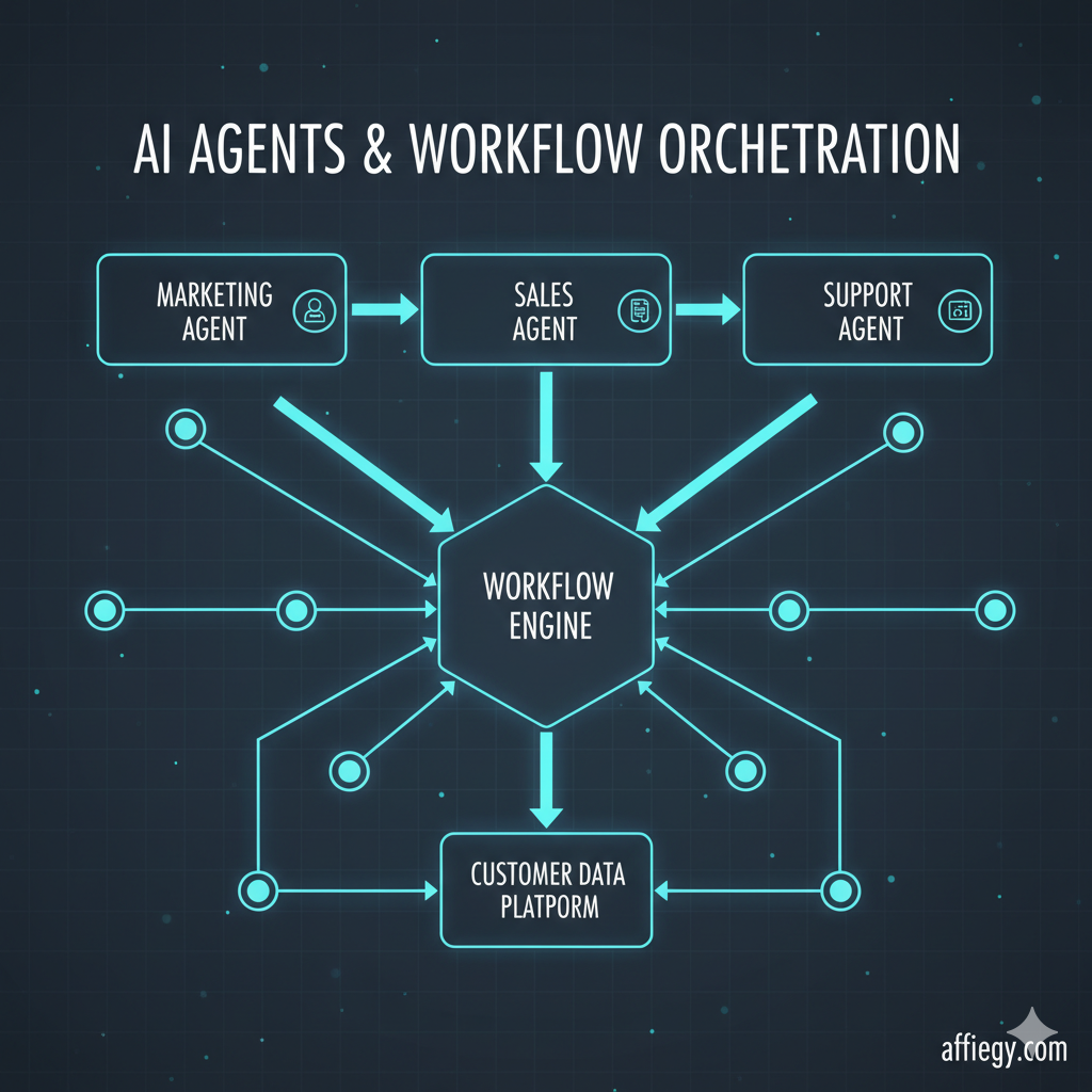 Real-time analytics dashboard showing automation efficiency and financial KPIs