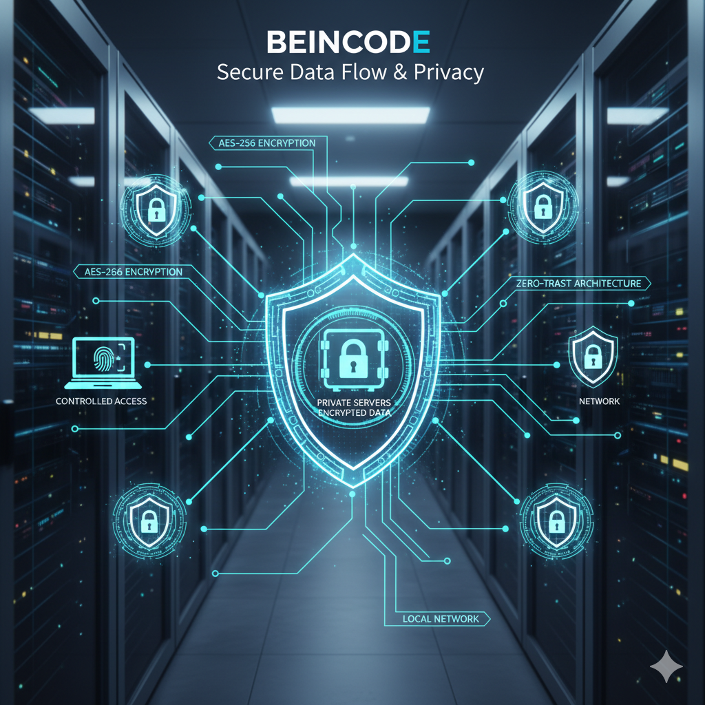 هيكلة الخوادم والأداء التقني المستدام لنظام Beincode