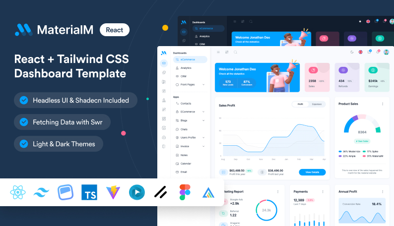 تصميم واجهة مستخدم احترافية لمتجر Headless باستخدام React و Tailwind CSS