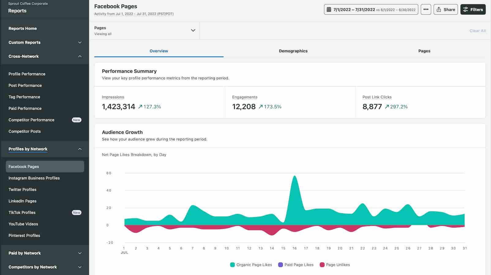 Social Media Analytics Dashboard AI Insights - affiegy.com