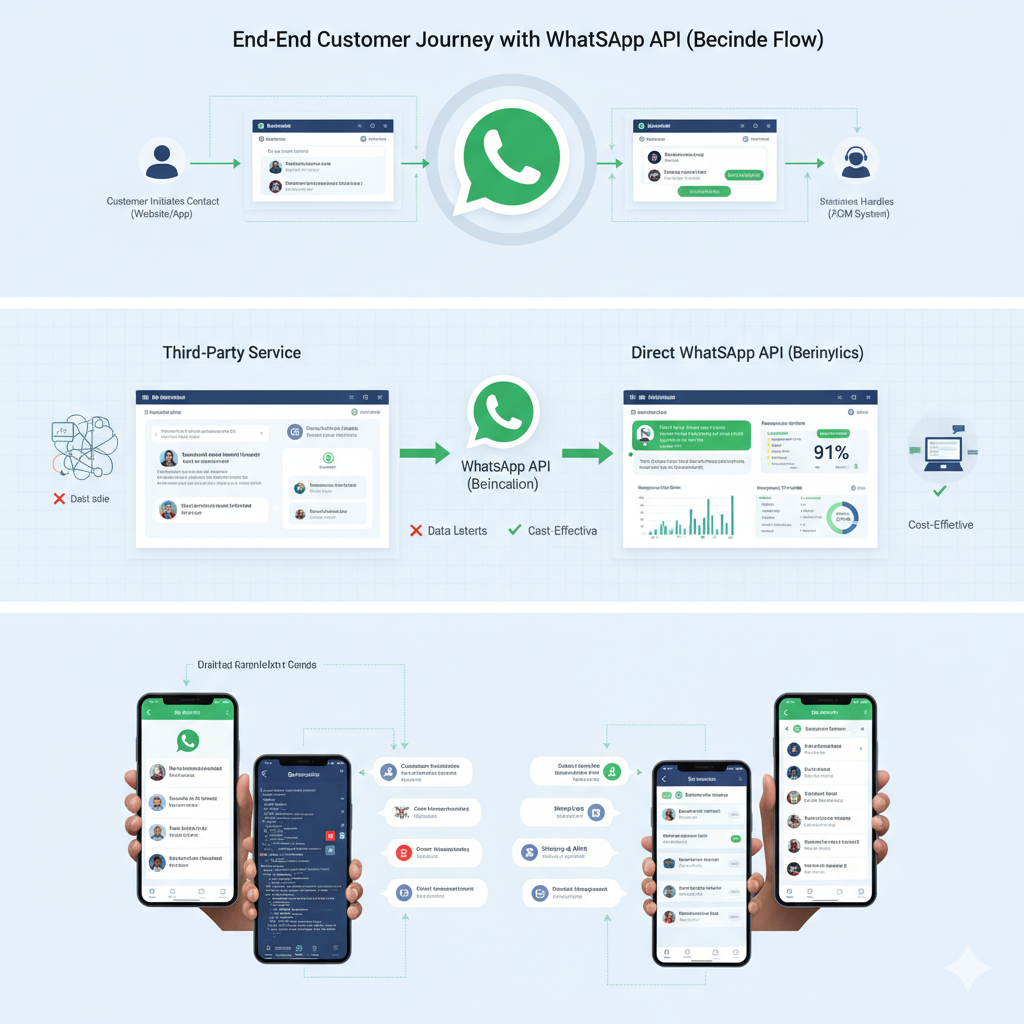 نظام أتمتة العمليات وربط متجر إلكتروني بنظام CRM عبر واتساب 360