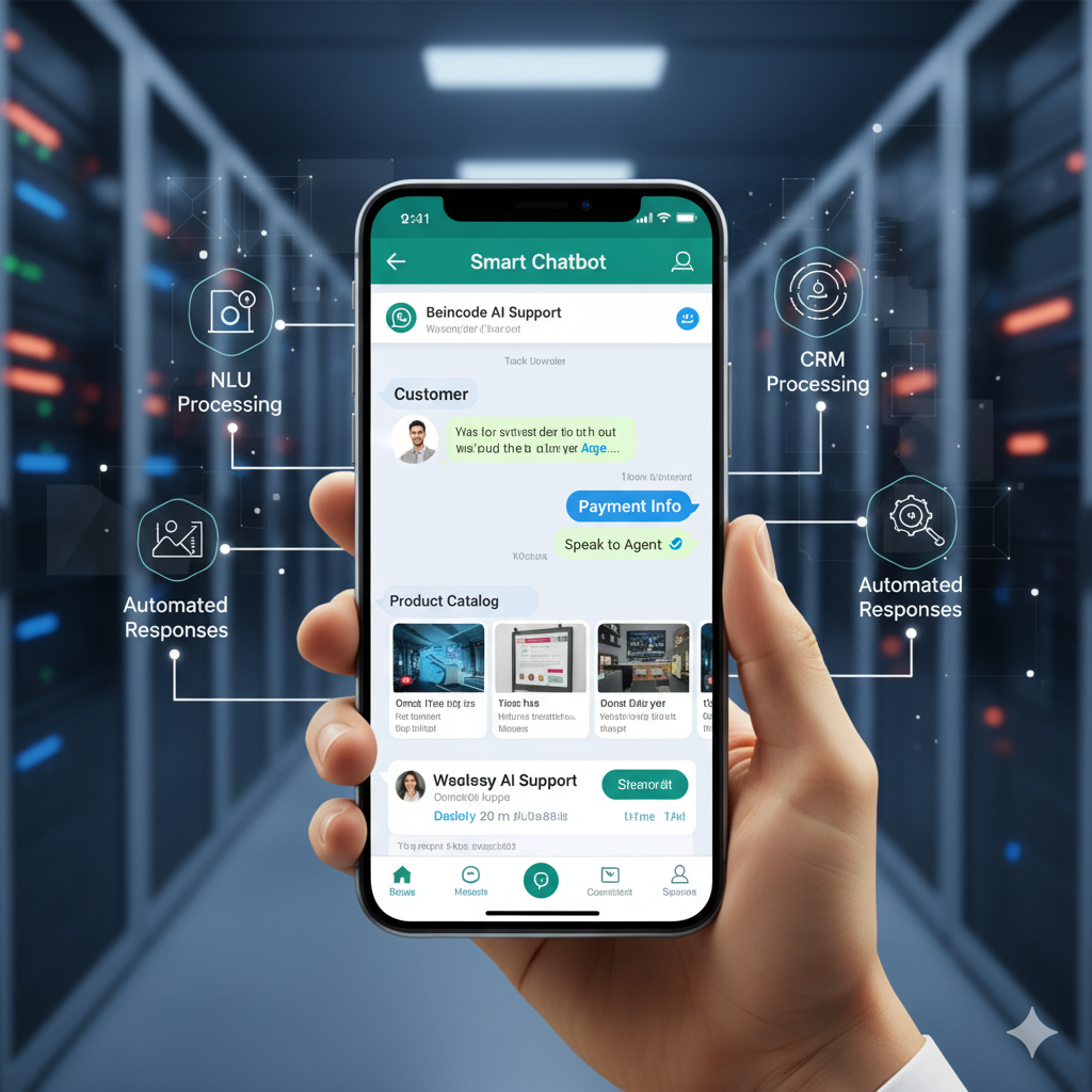 تحليل فني لتدفق البيانات بين أنظمة الدفع الرقمي وواجهة واتساب السحابية